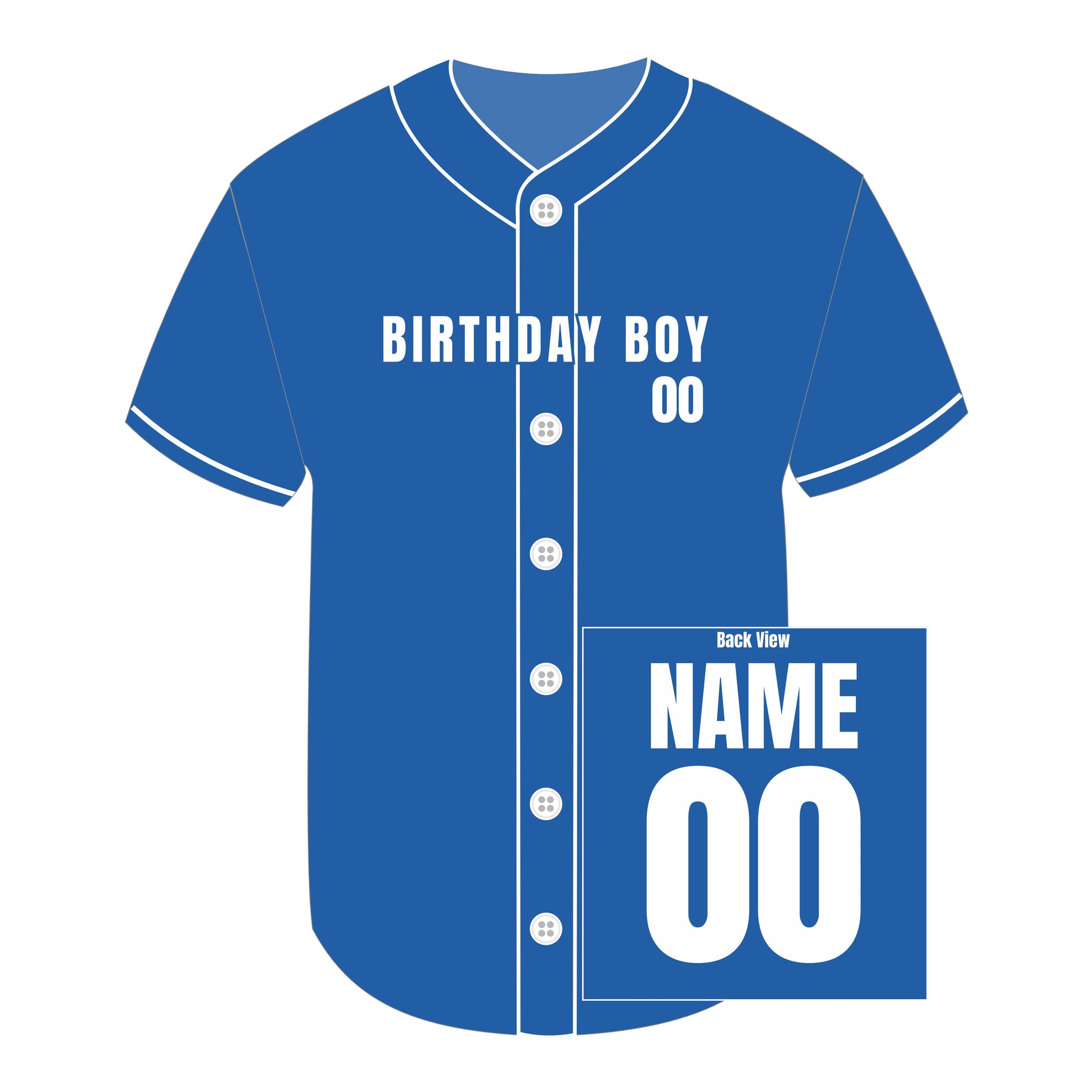 Birthday Boy Baseball Jersey for Adults, Custom Baseball Jersey, Toddler to Adult Baseball Jersey, 1st Birthday Jersey
