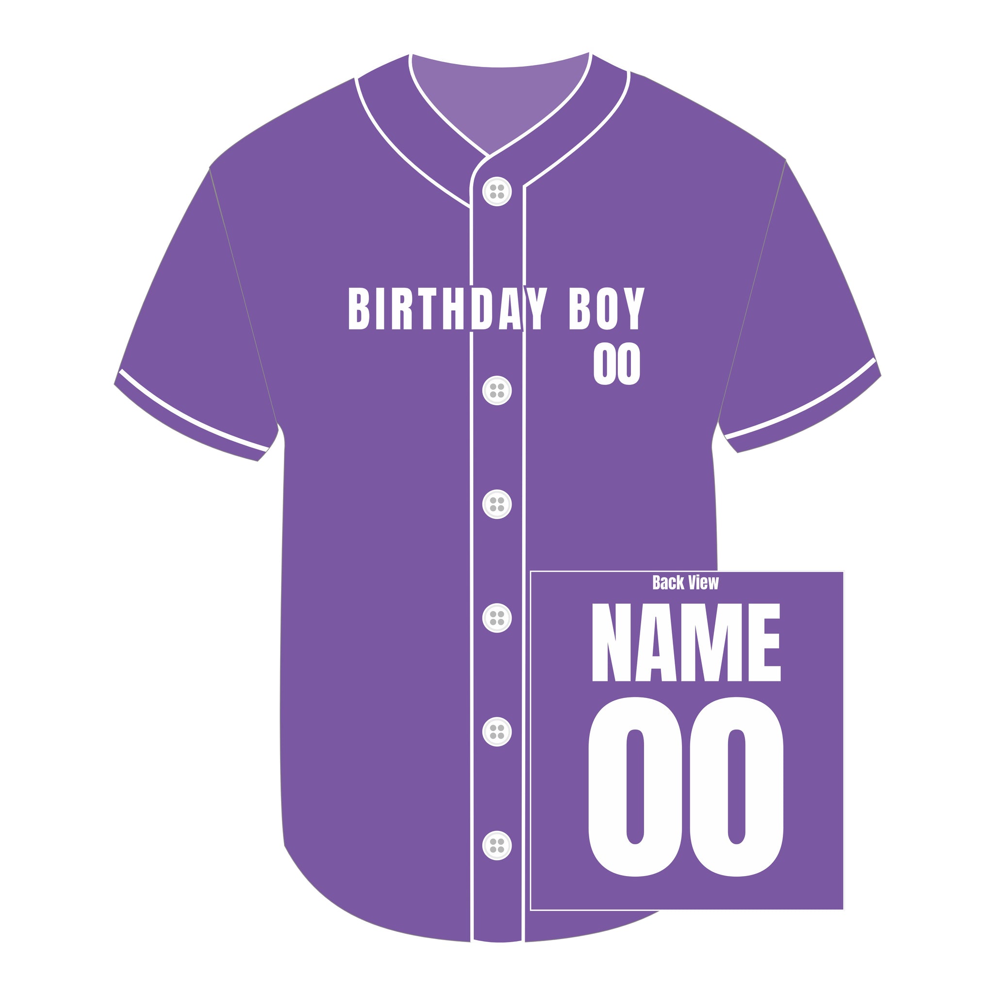 Birthday Boy Baseball Jersey for Adults, Custom Baseball Jersey, Toddler to Adult Baseball Jersey, 1st Birthday Jersey