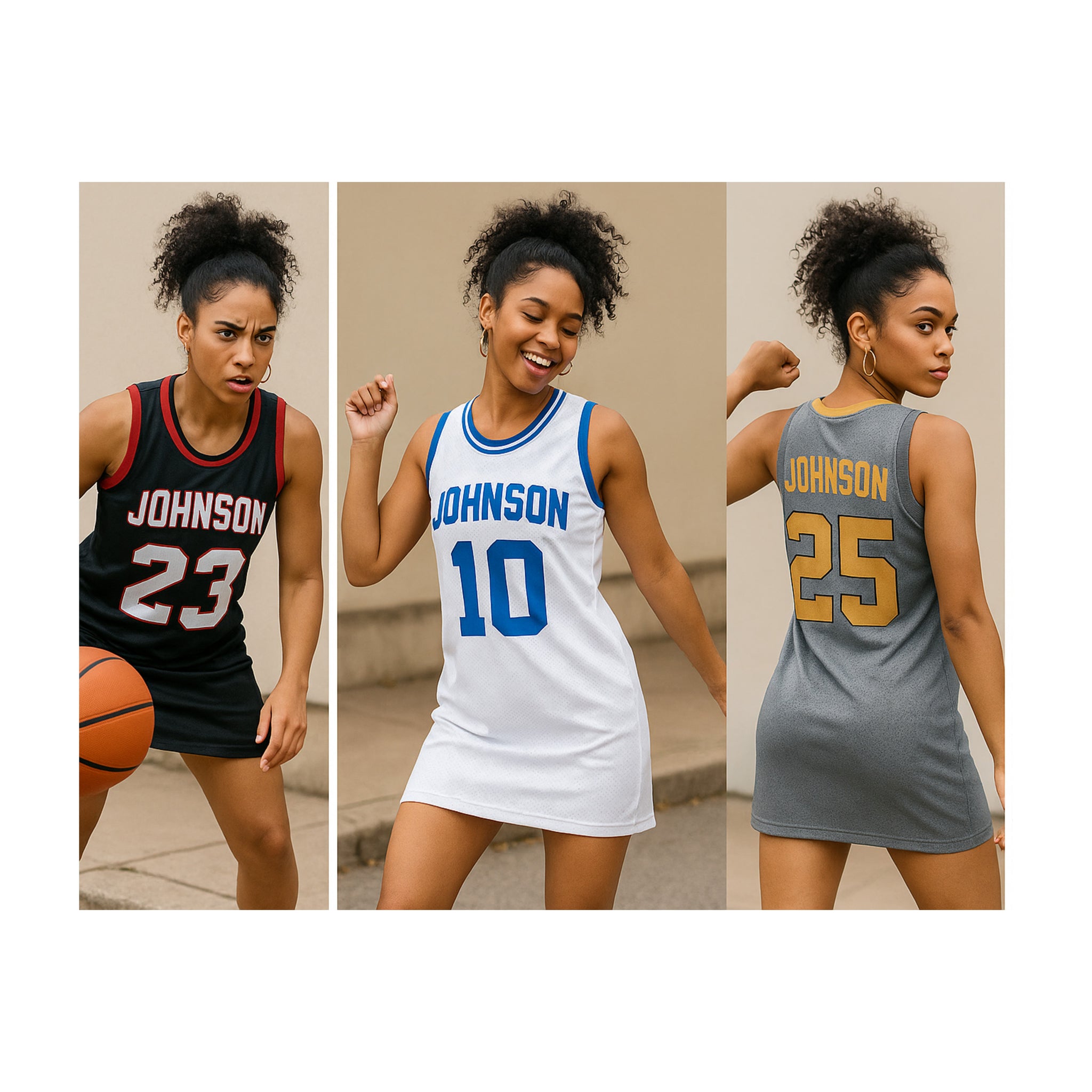 Custom Name Number Jersey Dress, Women Basketball Jersey Dress, Ladies Throwback Jersey Dress