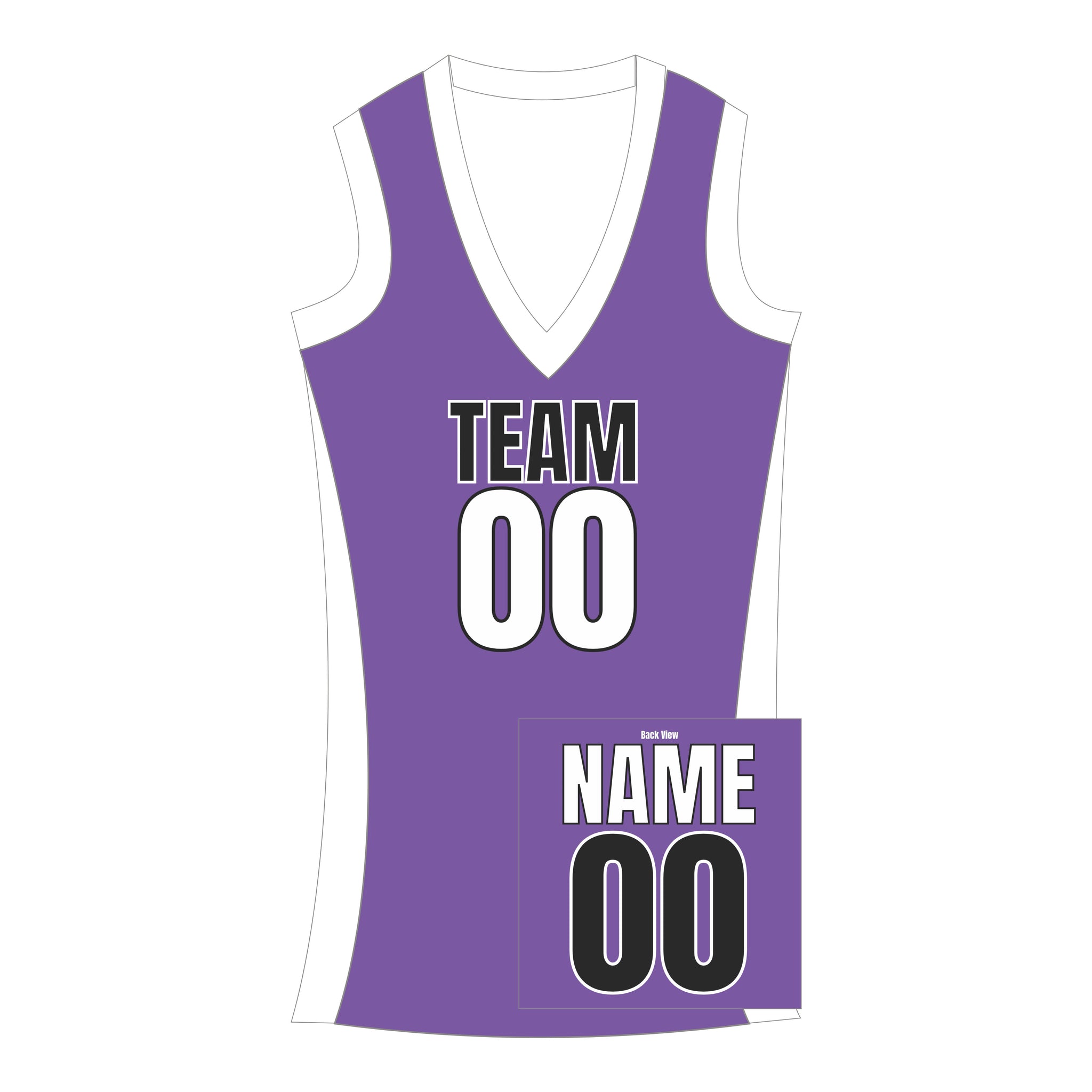 Custom Name Number Jersey Dress for Adults – Women’s Basketball Jersey Dress, Ladies Throwback Jersey Dress with Glitter Print