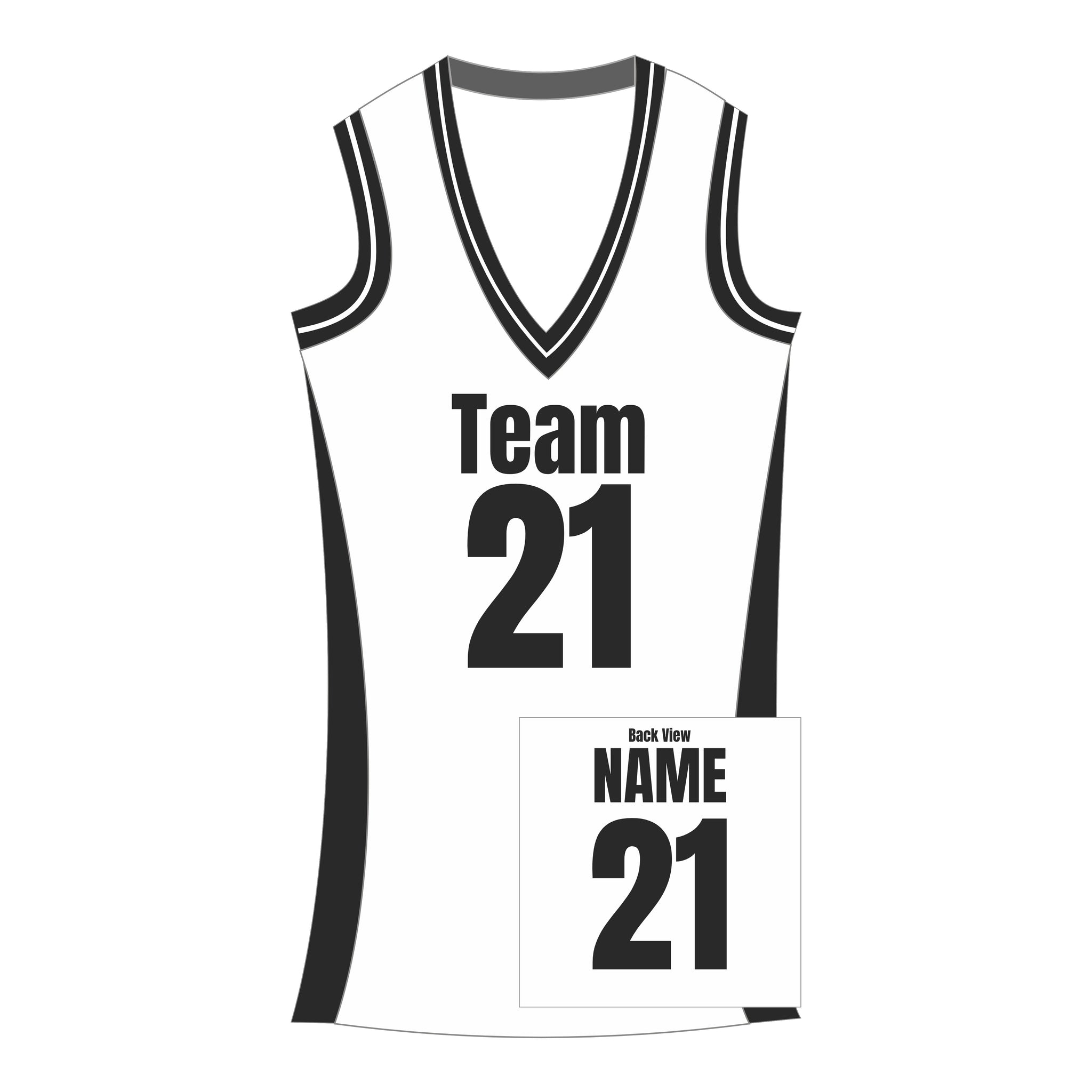 Custom Name Number Jersey Dress for Adults – Women’s Basketball Jersey Dress, Ladies Throwback Jersey Dress with Glitter Print