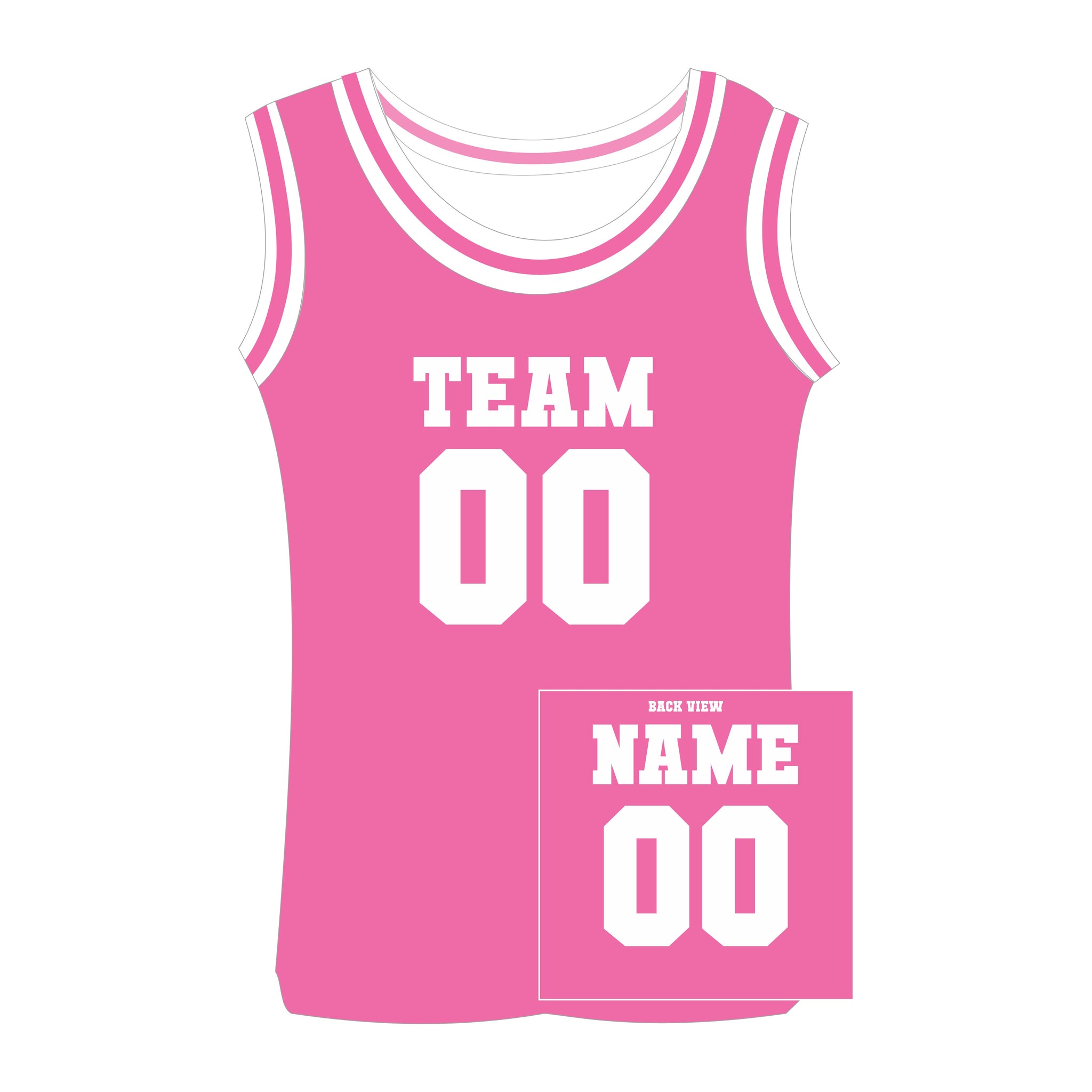 Custom Kids Sleeveless Basketball Sports Jersey for Toddlers Babies Personalized with Name & Number-FRONT and BACK- Baby Gift For Adults