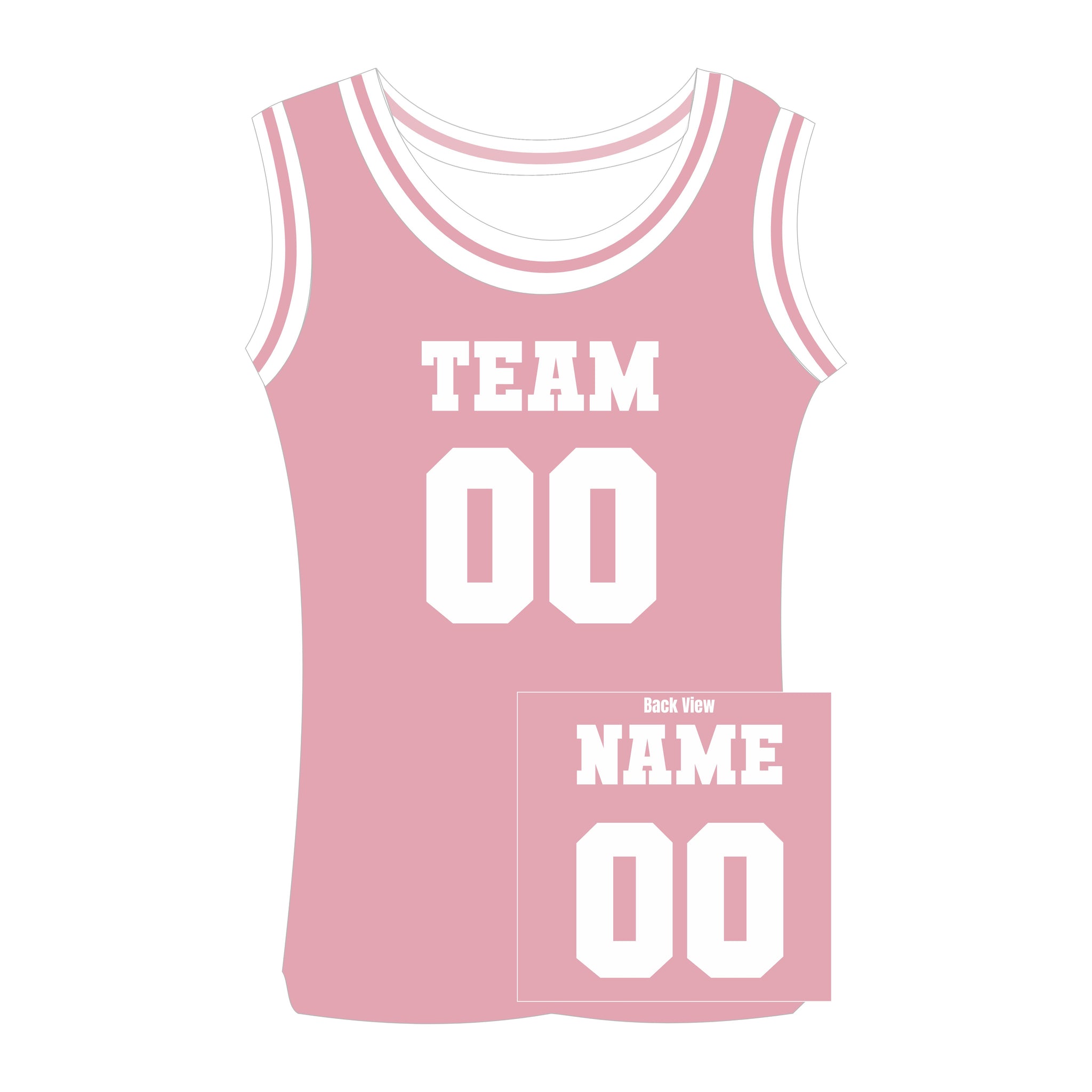 Custom Kids Sleeveless Basketball Sports Jersey for Toddlers Babies Personalized with Name & Number-FRONT and BACK- Baby Gift For Adults