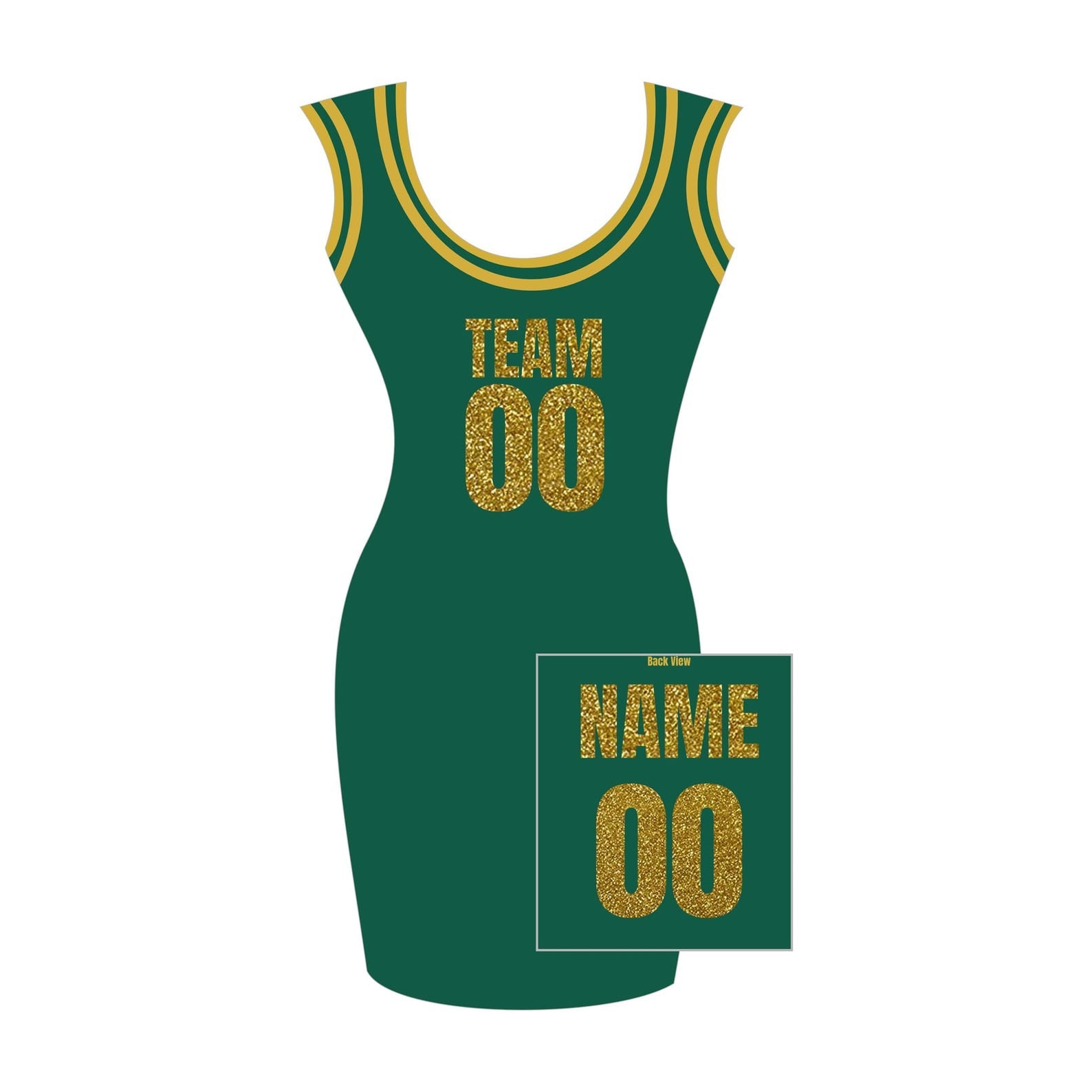 Customized Glitter Jersey Dress, Personalized Basketball Jersey Dress,