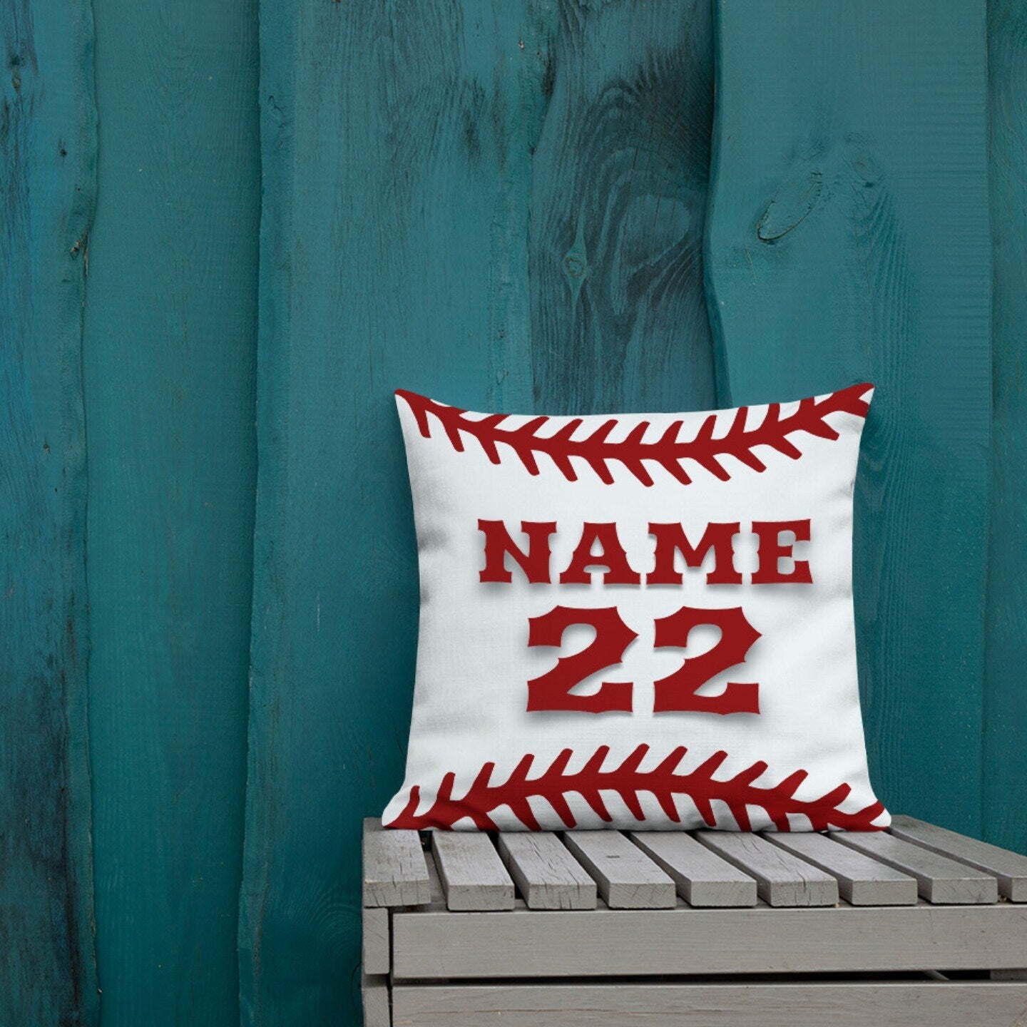 Personalized baseball pillow case best sale