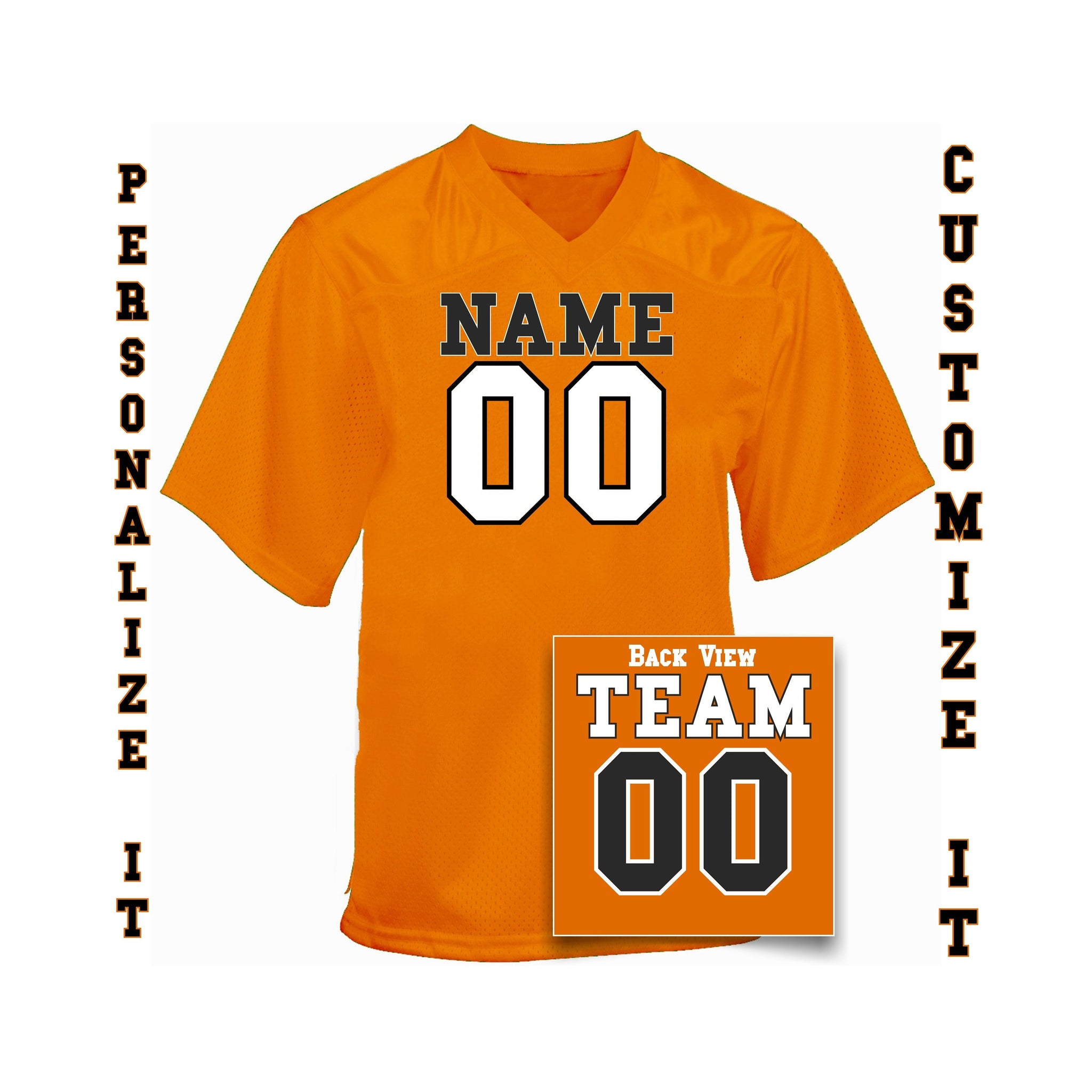 Personalized Matching Football Jersey for Adults, Couple Football Fan Jersey, Custom Football Family Jersey, Customized Event Football Jersey