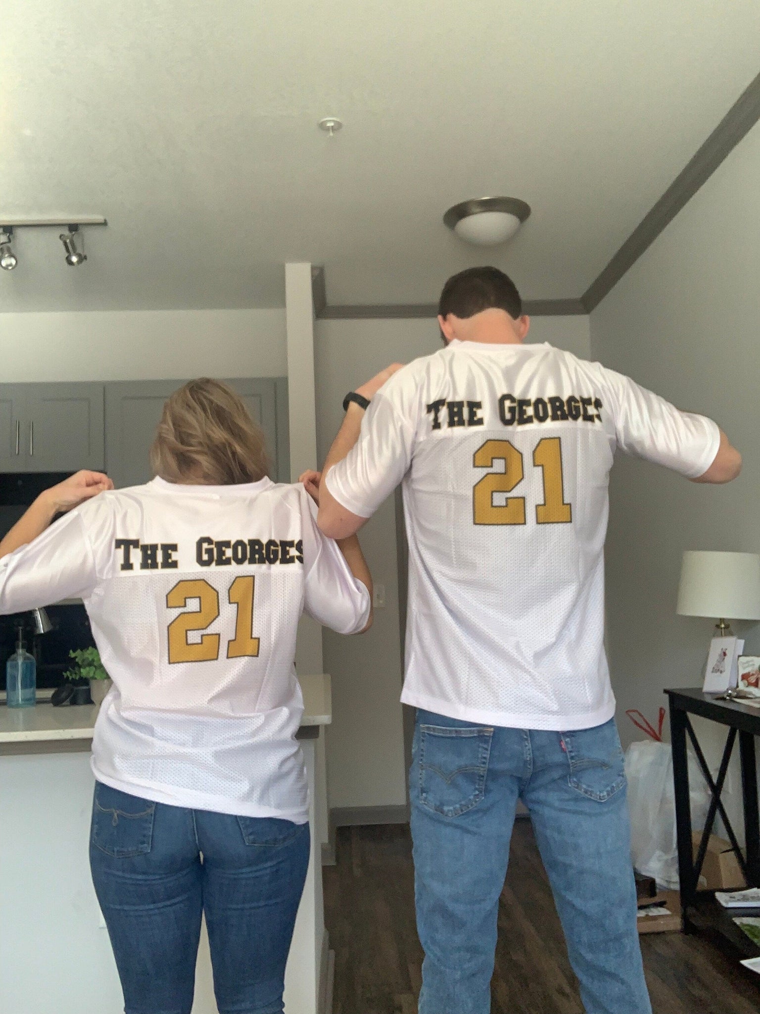 Personalized Matching Football Jersey for Adults, Couple Football Fan Jersey, Custom Football Family Jersey, Customized Event Football Jersey