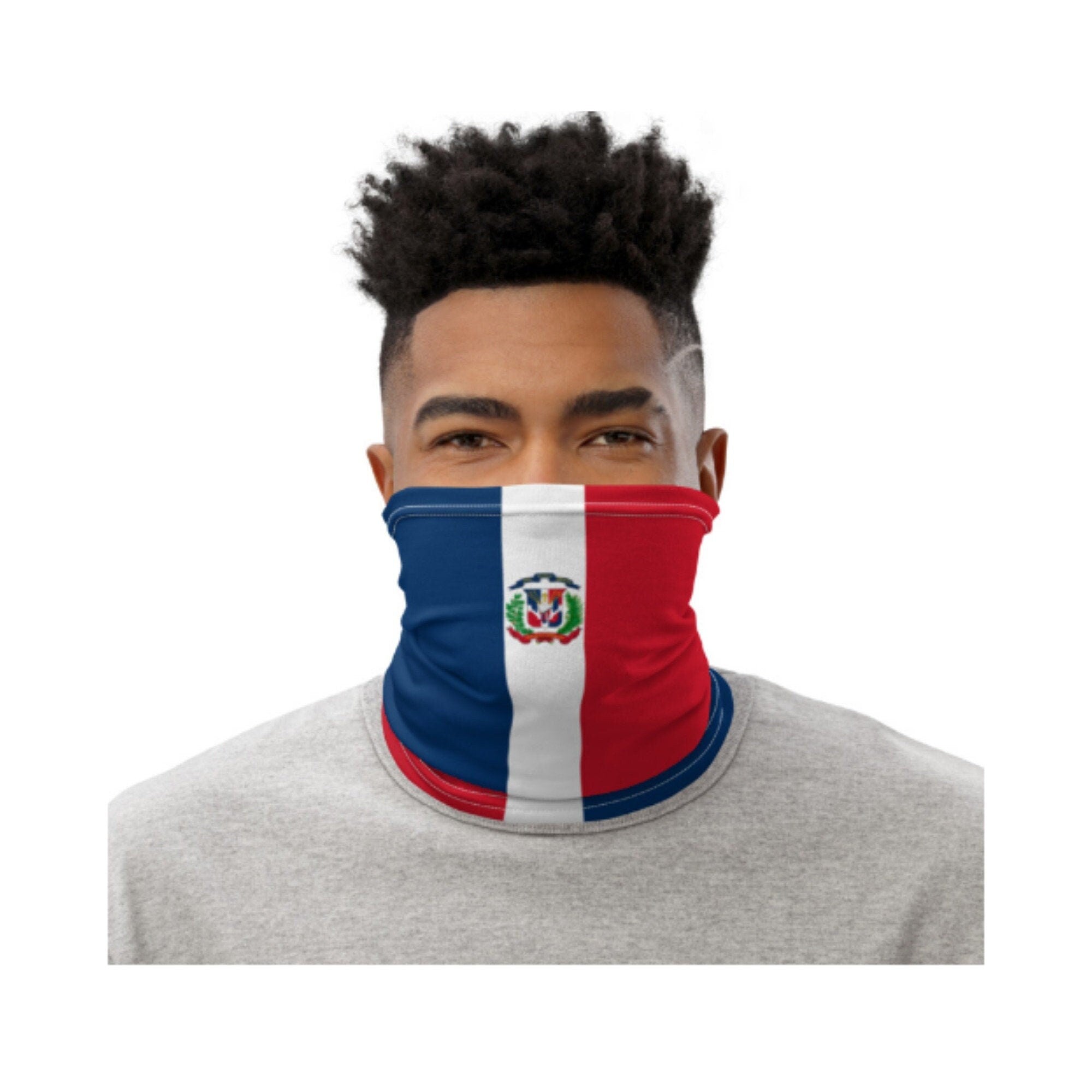 Custom Gaiter Face Mask, Personalized Country Neck Gaiter, Flag Color Gaiter