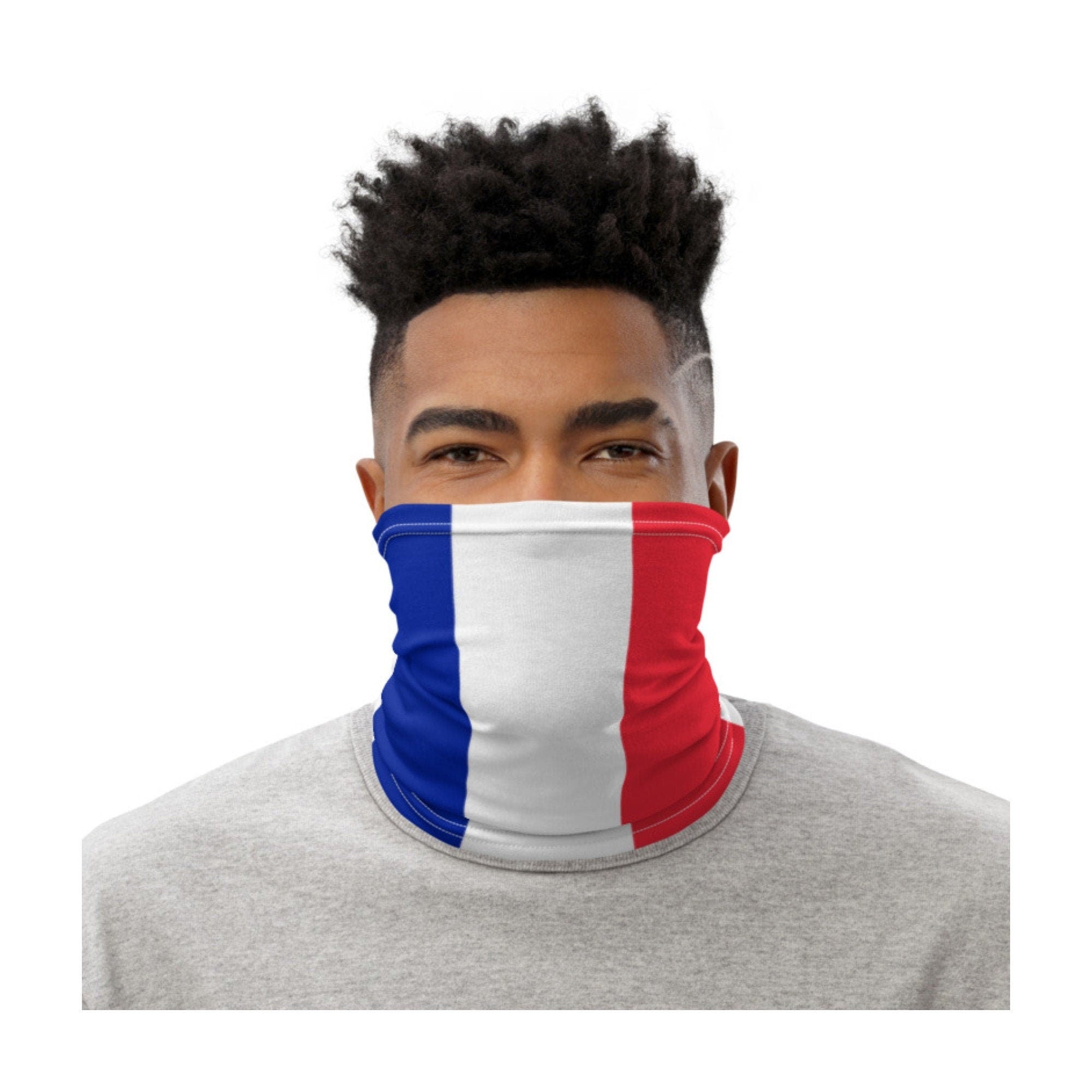 Custom Gaiter Face Mask, Personalized Country Neck Gaiter, Flag Color Gaiter